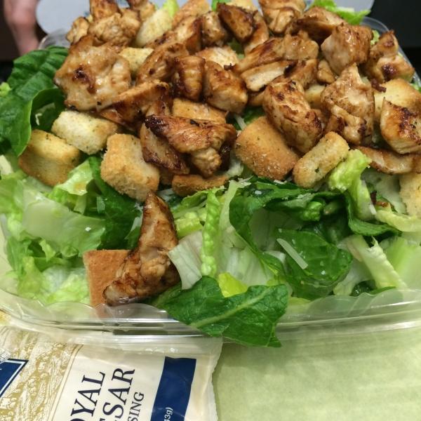 Order Caesar Salad with Chicken food online from Seniores Pizza - Divisadero Rd store, San Francisco on bringmethat.com