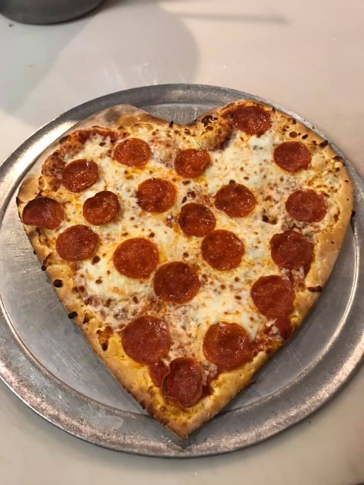 Order Cheese Pizza with Two Topping - Personal 8" food online from Rocket Cafe store, Gallup on bringmethat.com