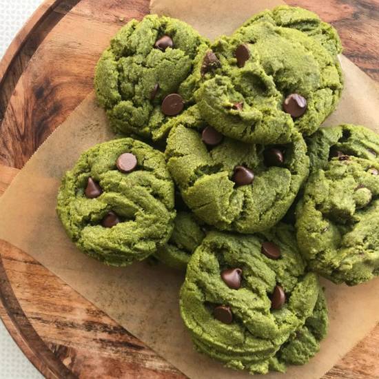 Order Matcha Chocolate Chip Cookies  food online from Meccha Matcha store, Artesia on bringmethat.com