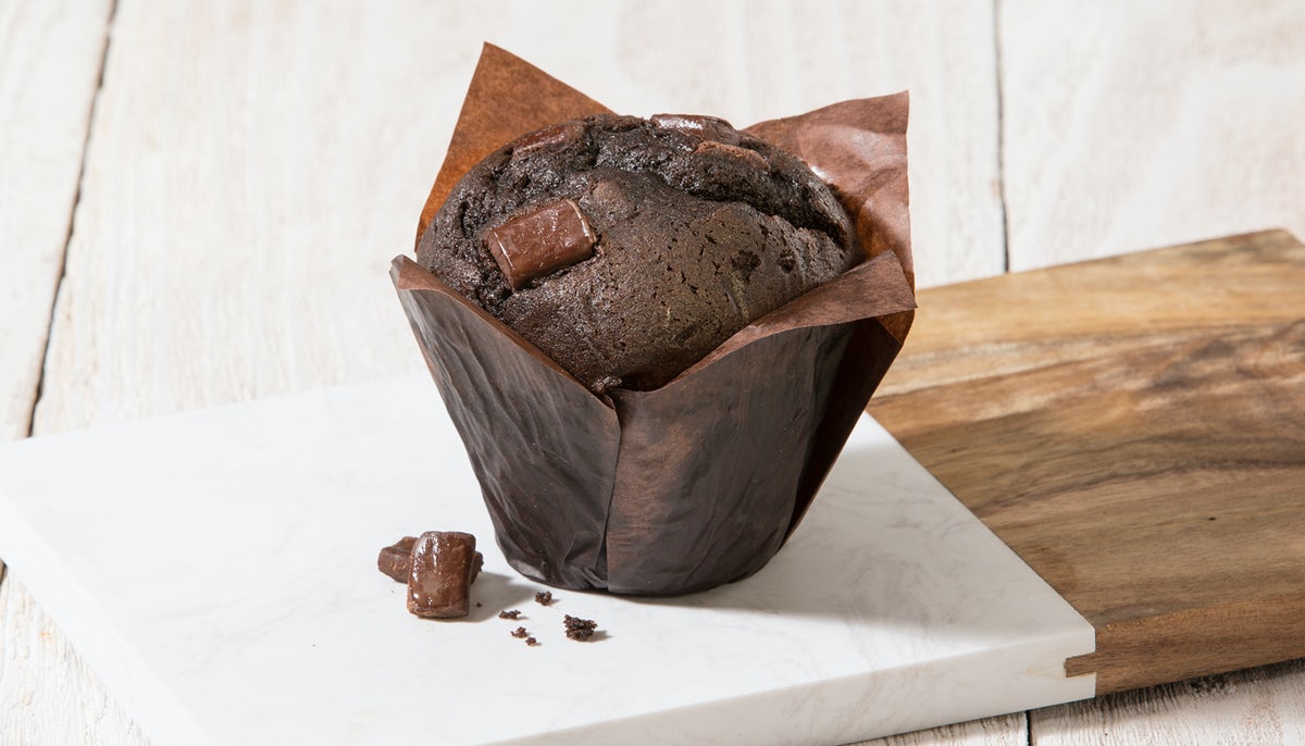 Order Muffins & Scones|Double Chocolate Muffin food online from The Coffee Bean & Tea Leaf store, San Diego on bringmethat.com