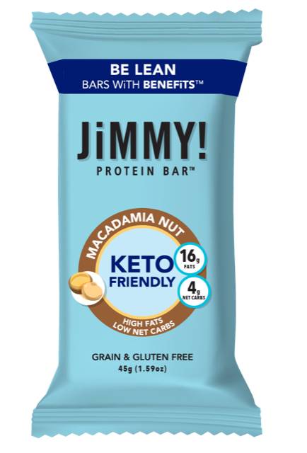 Order Jimmy! Clean Protein Bar Keto Friendly Macadamia Nut Crunch (1.59 oz) food online from Rite Aid store, EUGENE on bringmethat.com