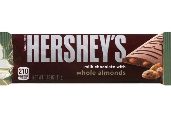 Order Hershey's Almond (1.45 oz) food online from Shell store, Gaithersburg on bringmethat.com