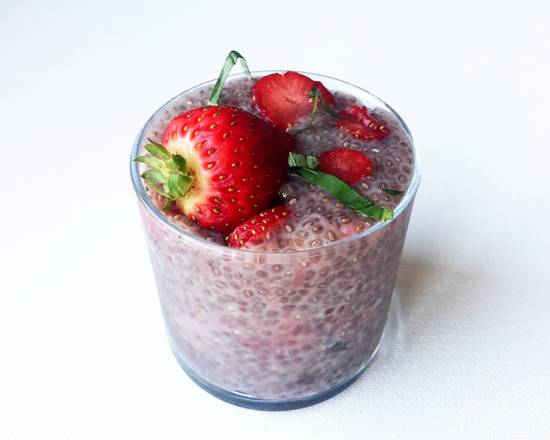 Order Thrive Strawberry Lemon Basil Chia Pudding food online from Thrive Kitchen store, Chicago on bringmethat.com