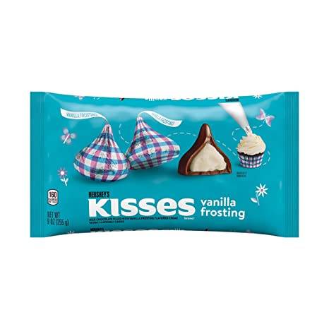 Order Hershey's Kisses Milk Chocolate And Vanilla Frosting Flavored Creme Candy food online from Exxon Food Mart store, Port Huron on bringmethat.com