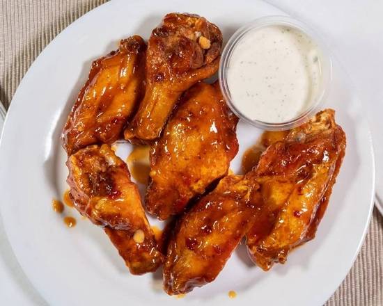 Order 6 Pc Bone in Wings food online from Prime Eatery store, Dearborn on bringmethat.com