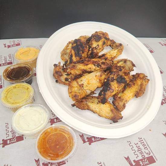 Order Grilled Wings (12 Pc's) food online from Kosher Castle store, Monsey on bringmethat.com