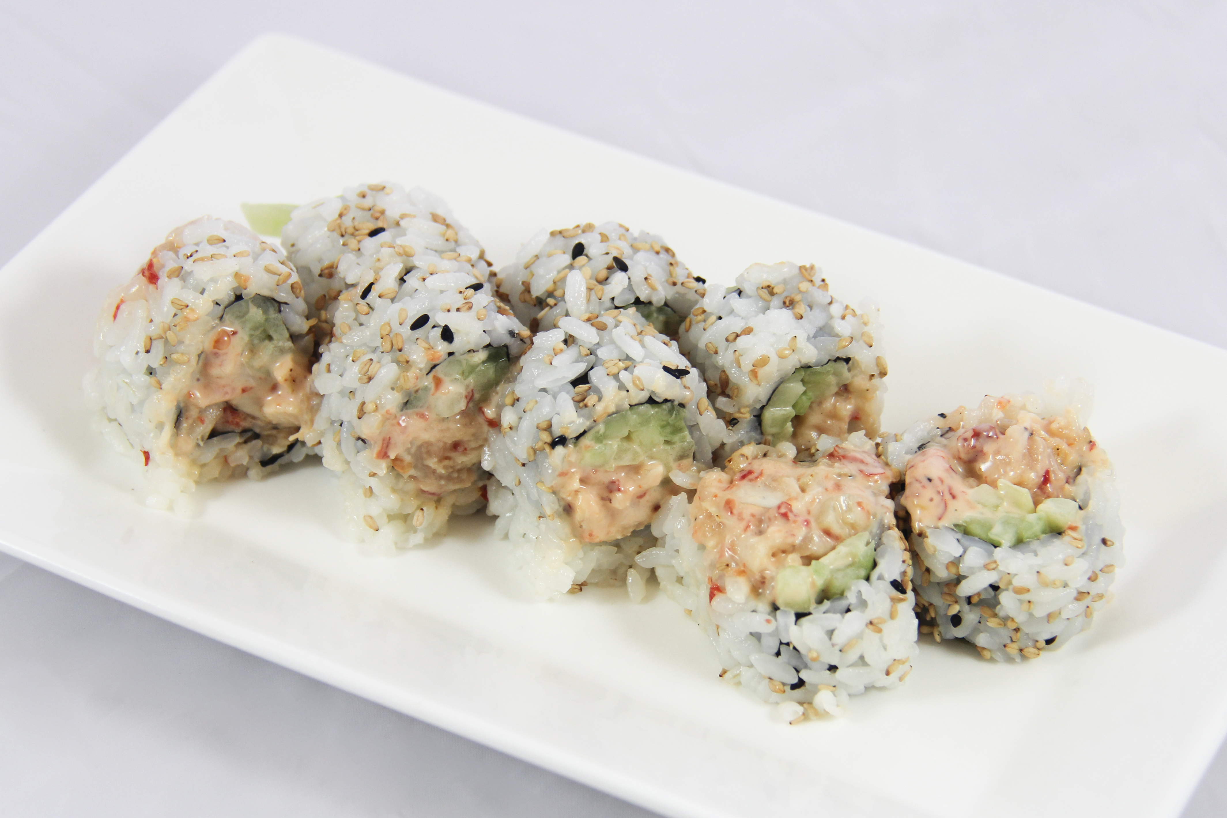 Order Spicy Albacore Roll food online from Blosom Bento store, Los Angeles on bringmethat.com