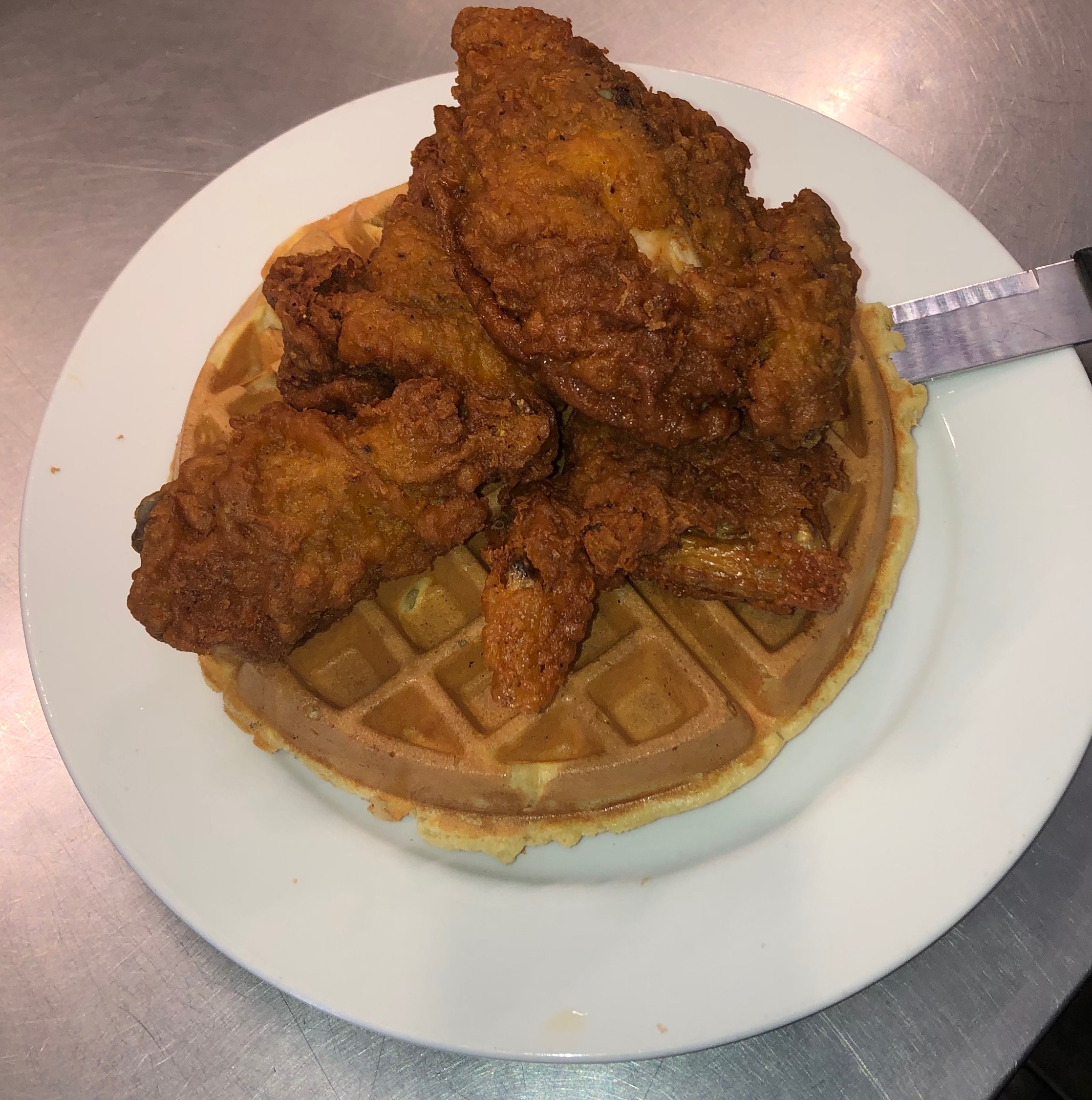 Order Chicken & Waffle food online from Bell Diner store, New York on bringmethat.com