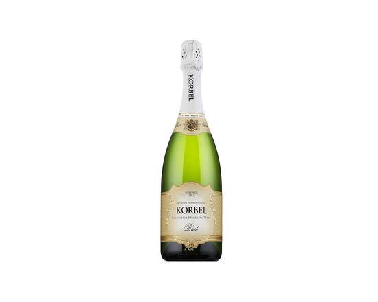 Order Korbel Brut Champagne 750ml | 12% abv food online from Pink Dot store, Lemon Grove on bringmethat.com