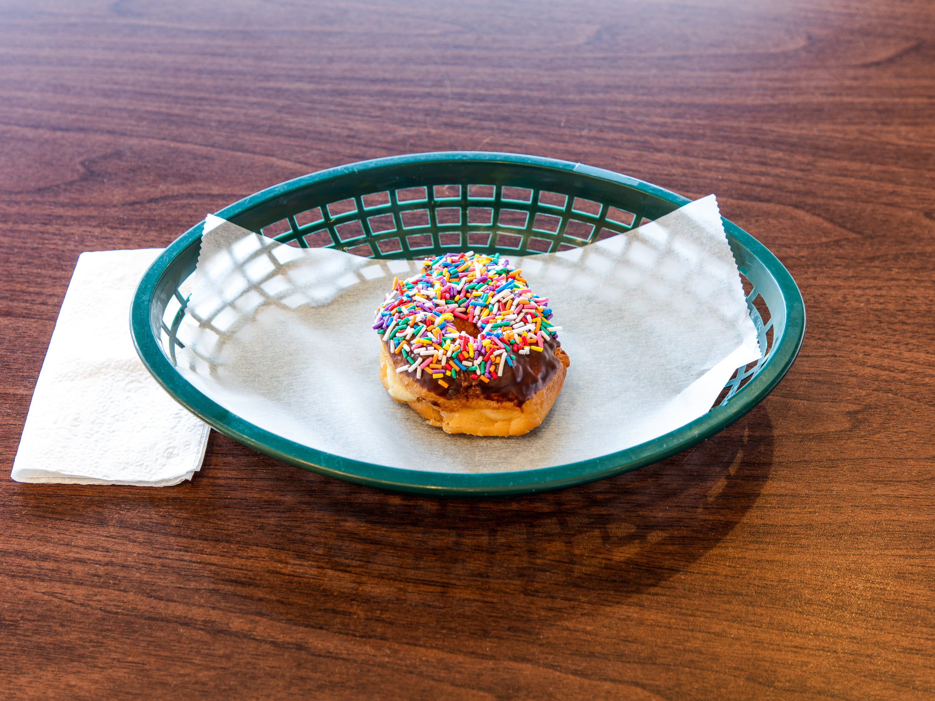 Order Sprinkle Donut food online from Forest Donuts store, Dallas on bringmethat.com
