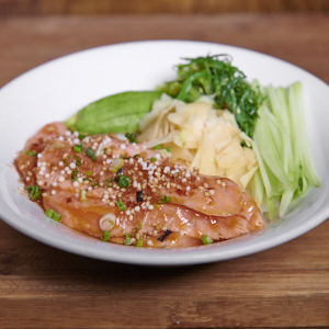 Order Salmon Belly Bowl food online from Rotiss-A-Q store, Mount Kisco on bringmethat.com