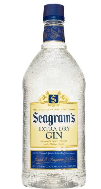Order SEAGRAMS GIN EXTRA DRY 80 1.75L food online from Windy City Liquor Market store, El Cajon on bringmethat.com