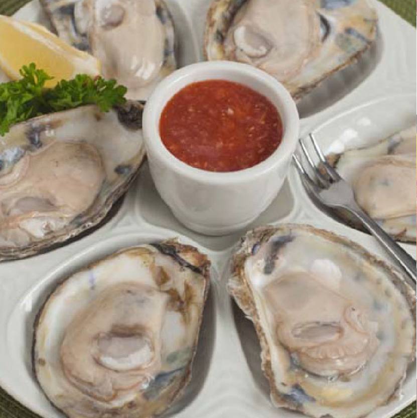 Order Frozen Oysters on The Half Shell food online from Dixon Seafood Shoppe store, Peoria on bringmethat.com