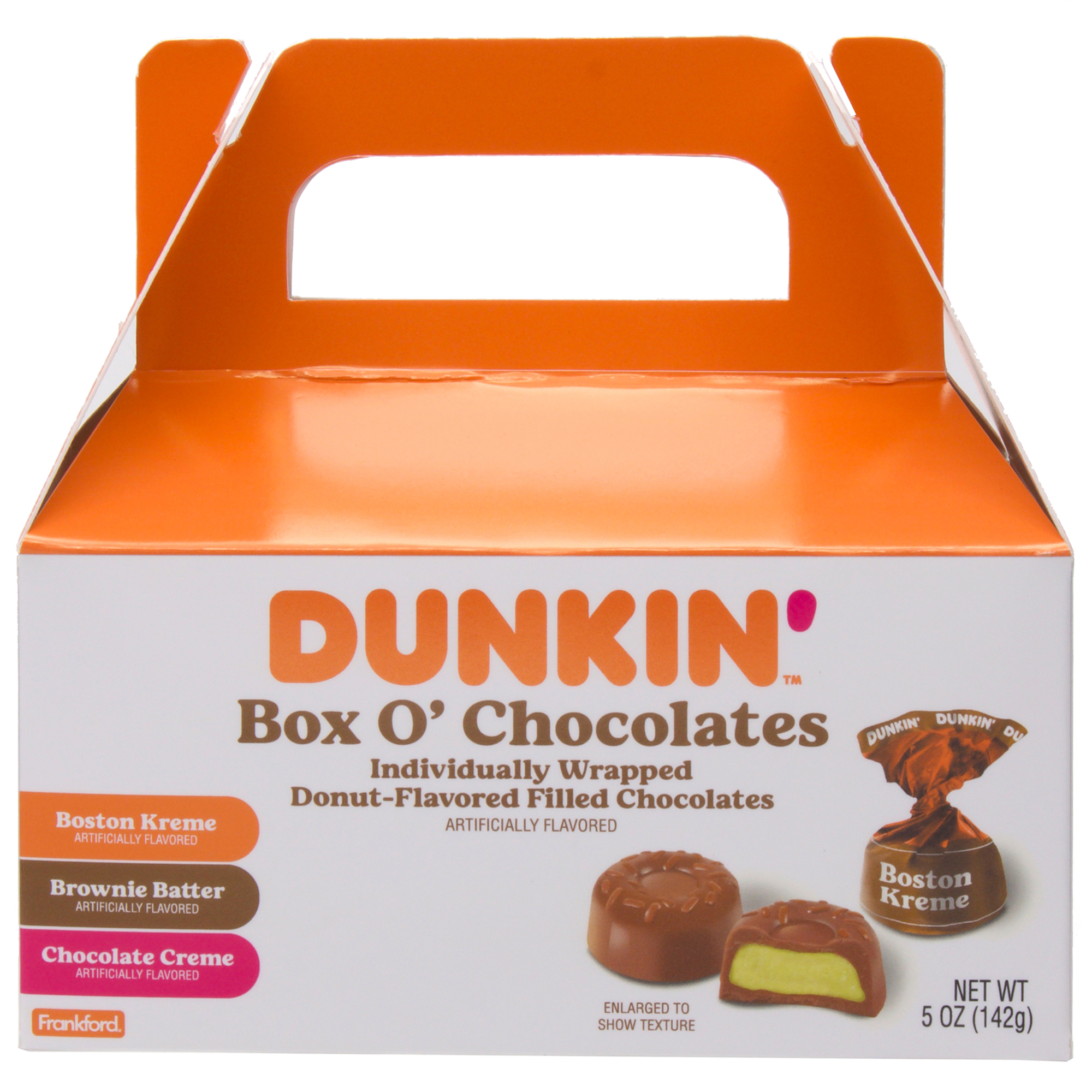 Order Dunkin Box O' Chocolates - 5 oz food online from Bartell store, Edmonds on bringmethat.com