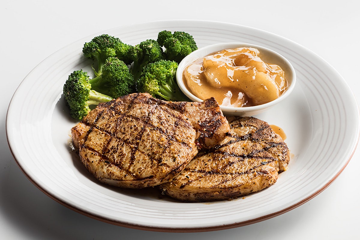 Order Center Cut Pork Chops food online from Cotton Patch Cafe store, Lewisville on bringmethat.com
