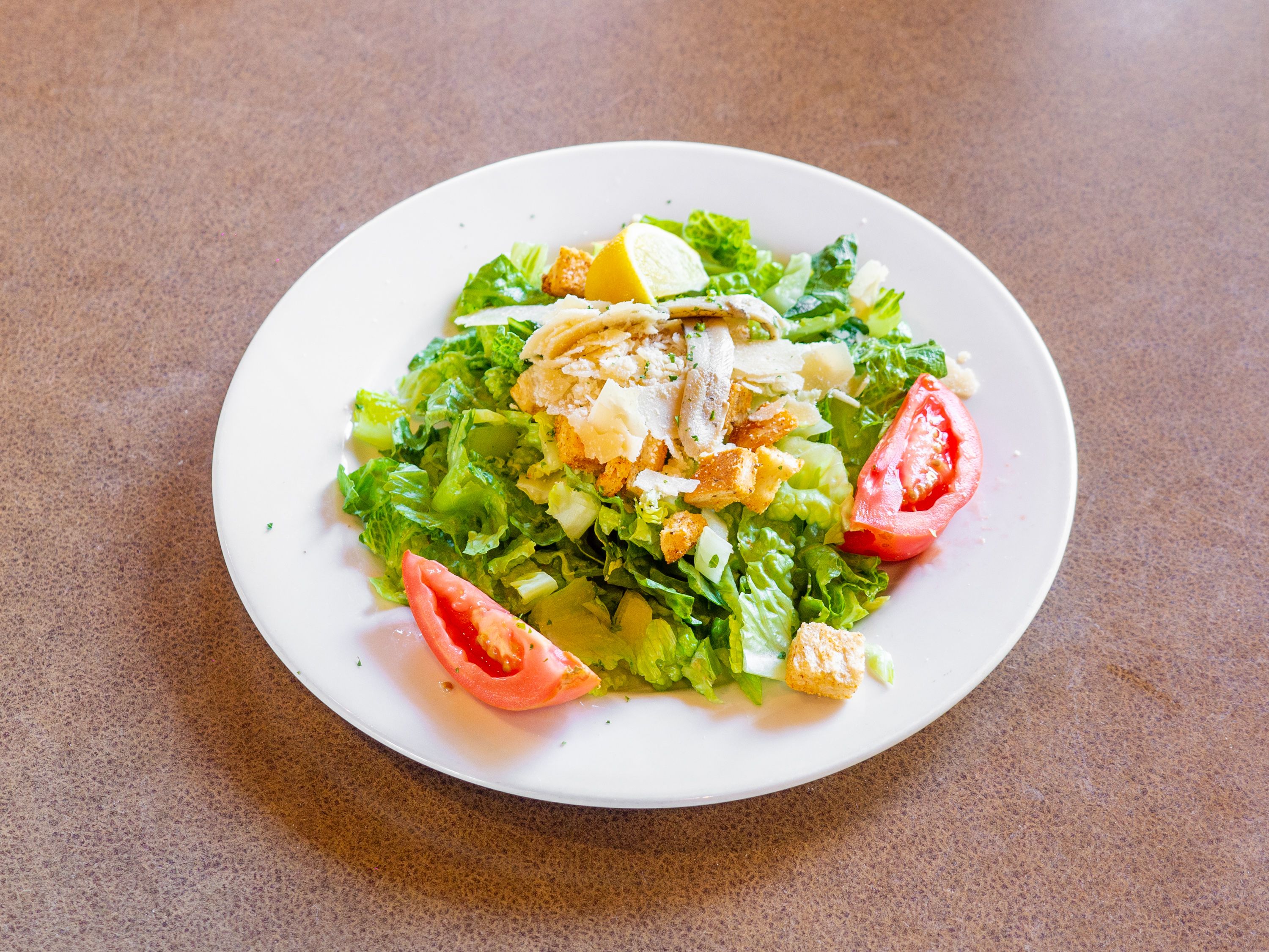 Order Grilled Chicken Caesar Salad	 food online from Mocha's Cafe & Grill store, San Francisco on bringmethat.com