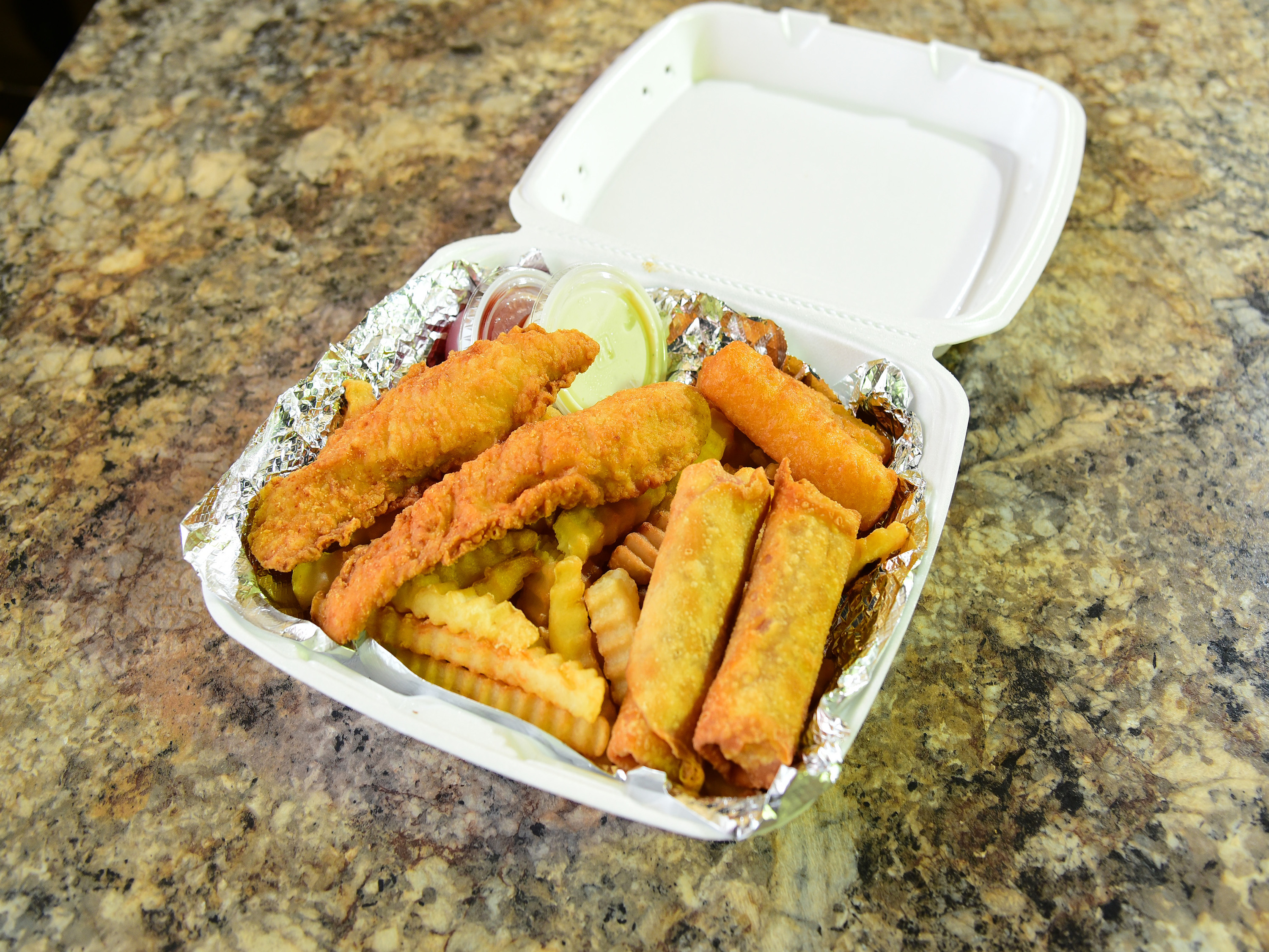 Order Combo Platter food online from Pontillo Pizza store, Spencerport on bringmethat.com
