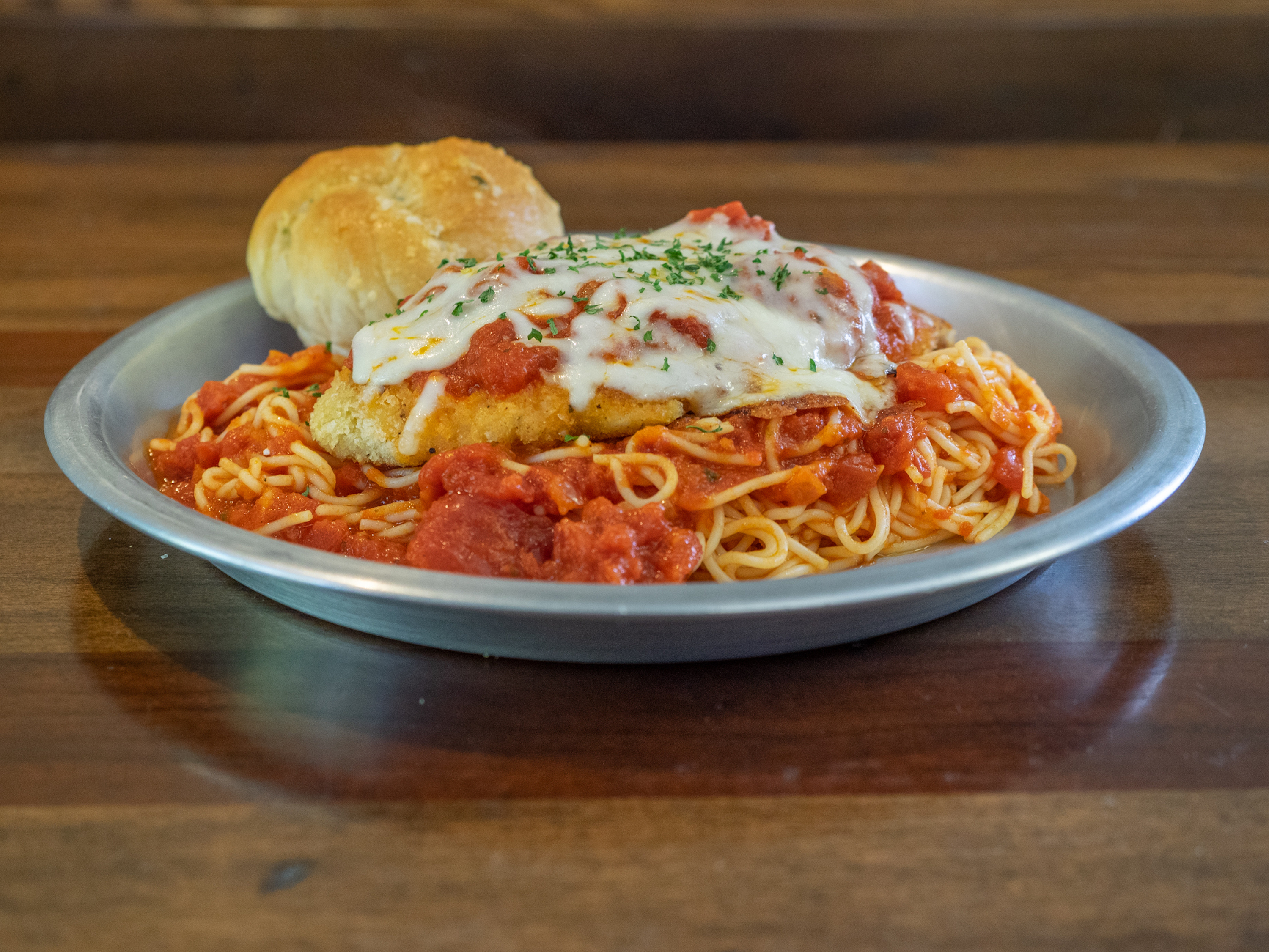 Order Chicken Parmesan Pasta food online from Uncle Scott's Pizza store, Hendersonville on bringmethat.com
