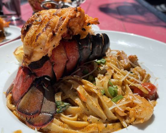 Order Lobster Cajun Pasta food online from Lost & Found store, Houston on bringmethat.com
