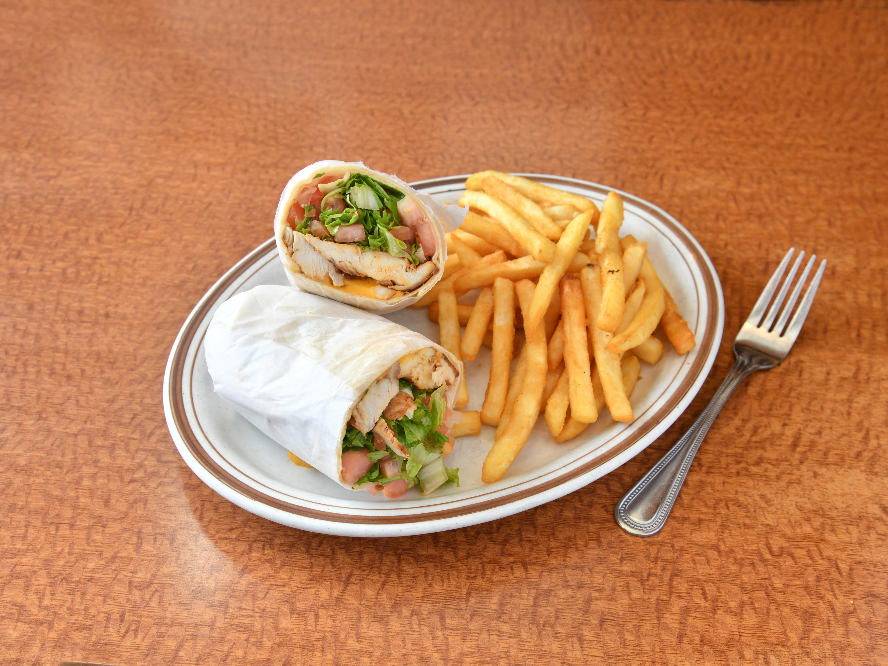 Order Chicken Wrapper food online from Empire Diner store, Monroe on bringmethat.com