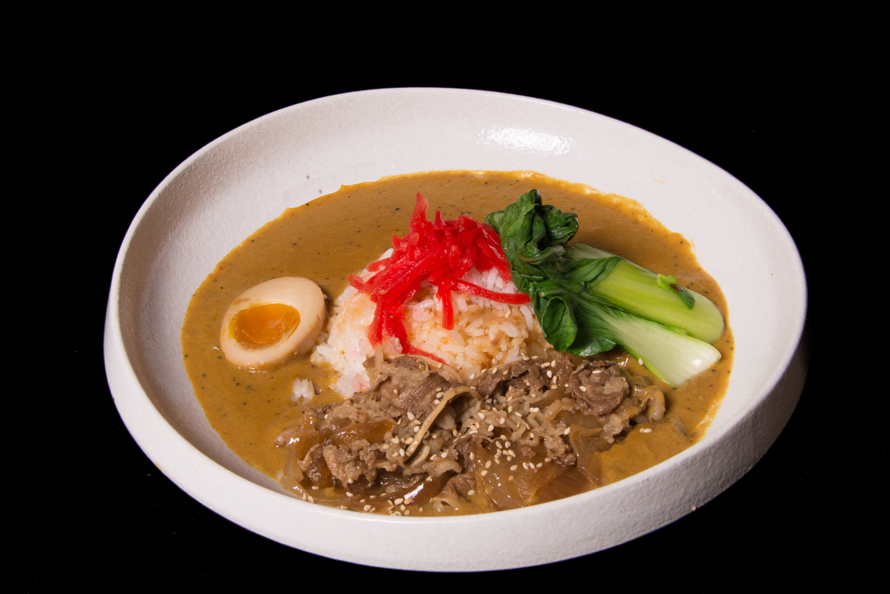 Order Beef Curry Over Rice Bowl food online from Kai Ramen store, Arcadia on bringmethat.com