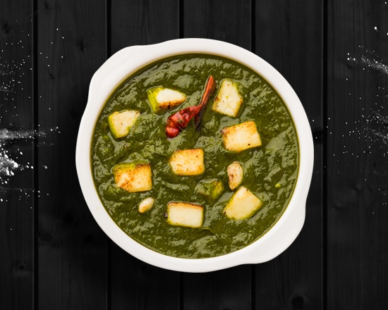 Order Pureed Spinach Cottage Cheese food online from Art Of Biryani store, San Francisco on bringmethat.com