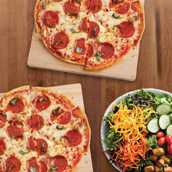 Order 2 Pizza Family Meal Deal food online from Newk Eatery store, Gambrills on bringmethat.com