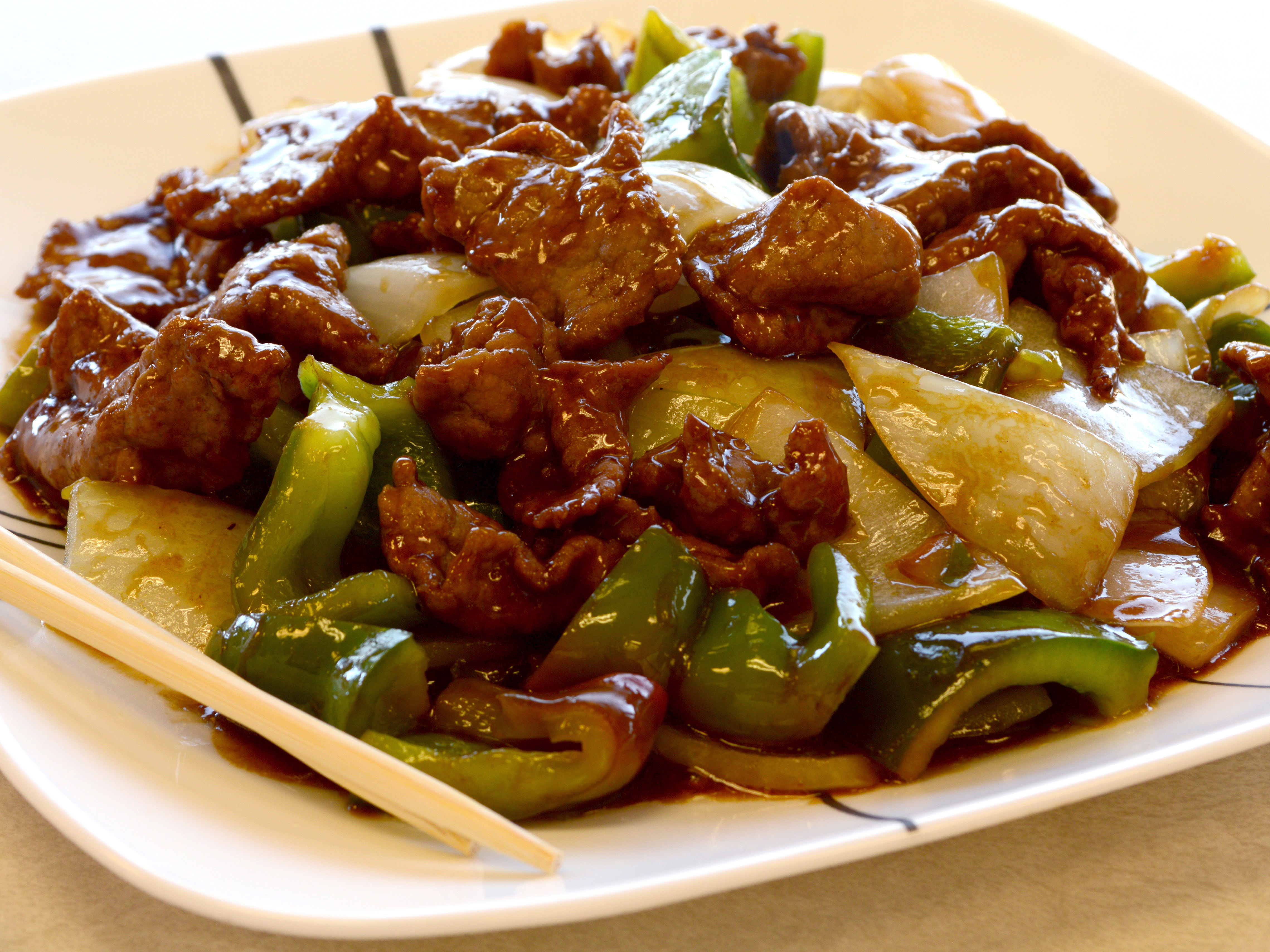 Order 63. Pepper Steak with Onions food online from Best wok store, Nashville on bringmethat.com