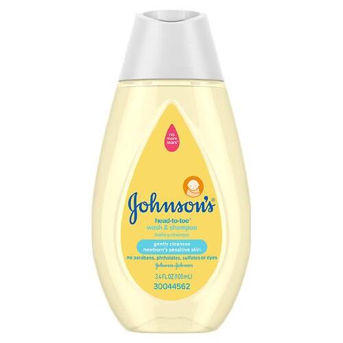 Order Johnson's Baby Head-To-Toe Gentle Tear-Free Baby Wash & Shampoo - 3.4 fl oz food online from Walgreens store, Metairie on bringmethat.com