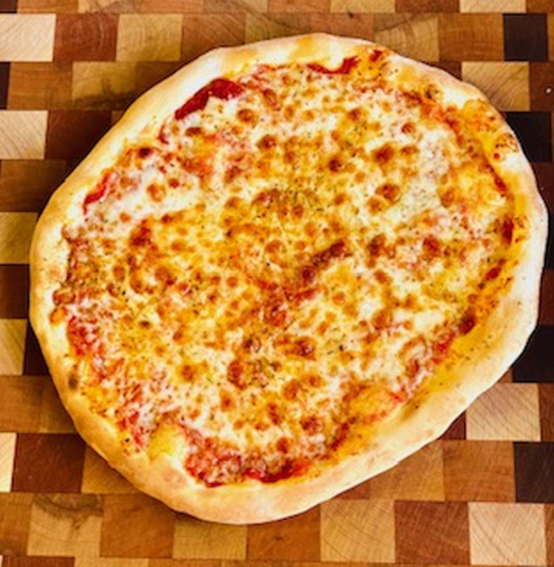 Order Cheese Pizza food online from Woodstock Fire Foods store, Meridian on bringmethat.com
