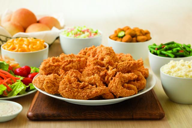 Order 16 Golden Tenders Family Meal with 4 Rolls food online from Golden Chick store, Robstown on bringmethat.com
