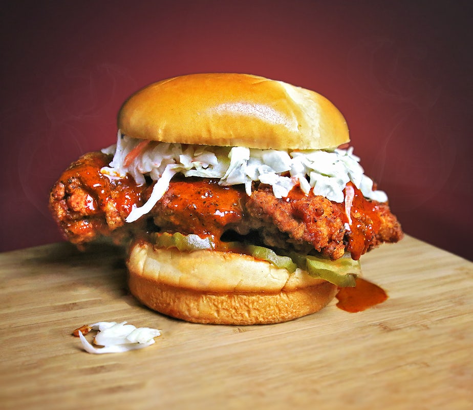 Order Nashville Hot Chicken Samwich food online from Skrimp Shack store, Richmond on bringmethat.com