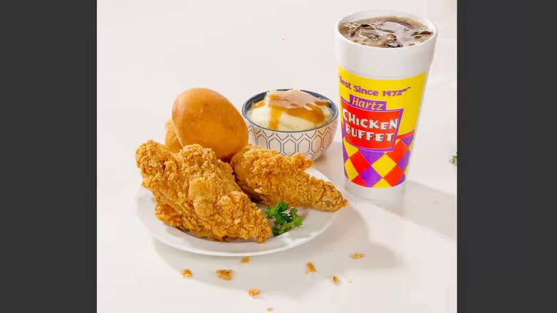 Order White Combo (2 pcs) food online from Hartz Chicken store, Porter on bringmethat.com