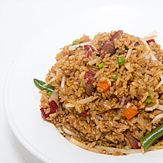 Order Pork Fried Rice 肉炒饭  R food online from Jin Fine Asian Cuisine store, Brookline on bringmethat.com