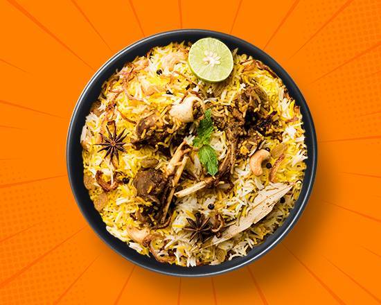 Order Aromatic Goat Biryani  food online from Mad Over Curry store, Alpharetta on bringmethat.com