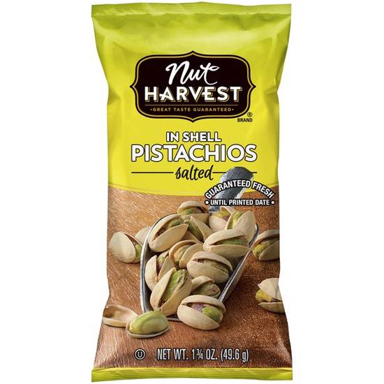 Order Nut Harvest Salted Inshell Pistachios food online from Exxon Food Mart store, Port Huron on bringmethat.com