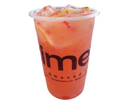 Order Strawberry Lemonade Iced Tea food online from Boba Time store, Rolling Hills Estate on bringmethat.com