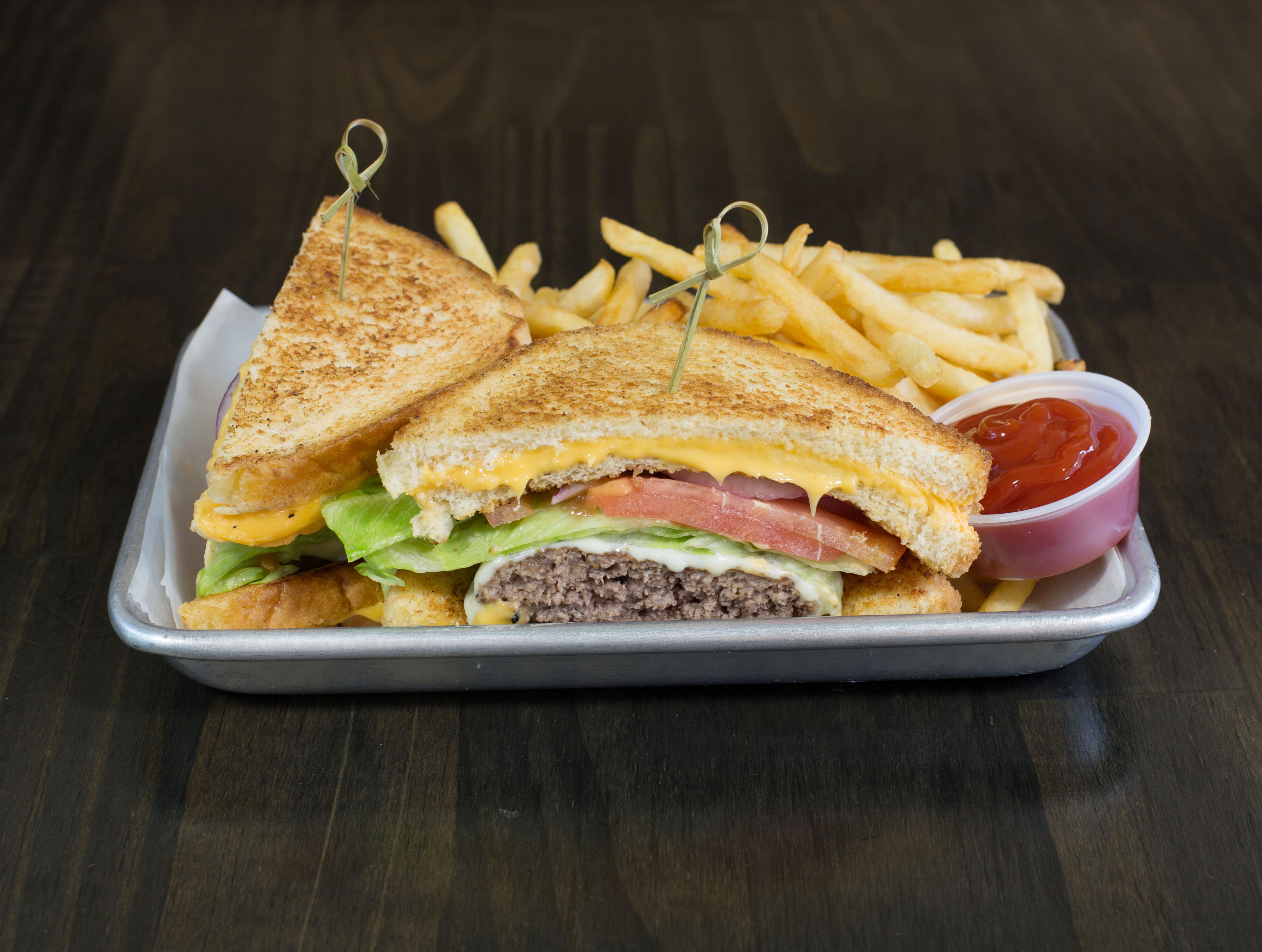 Order Grilled Cheese Burger food online from Hold My Knots store, Hillsdale on bringmethat.com