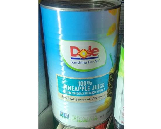 Order Dole pineapple 46 oz can food online from Hub Market & Deli store, San Diego on bringmethat.com