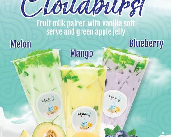 Order Blueberry Fruit Milk food online from Aqua S store, Dallas on bringmethat.com