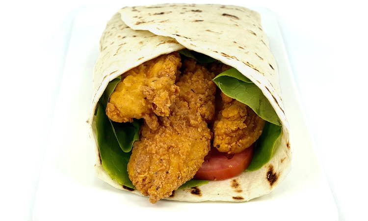 Order Mild Crispy Chicken Wrap food online from La Rosa Chicken & Grill store, Princeton on bringmethat.com