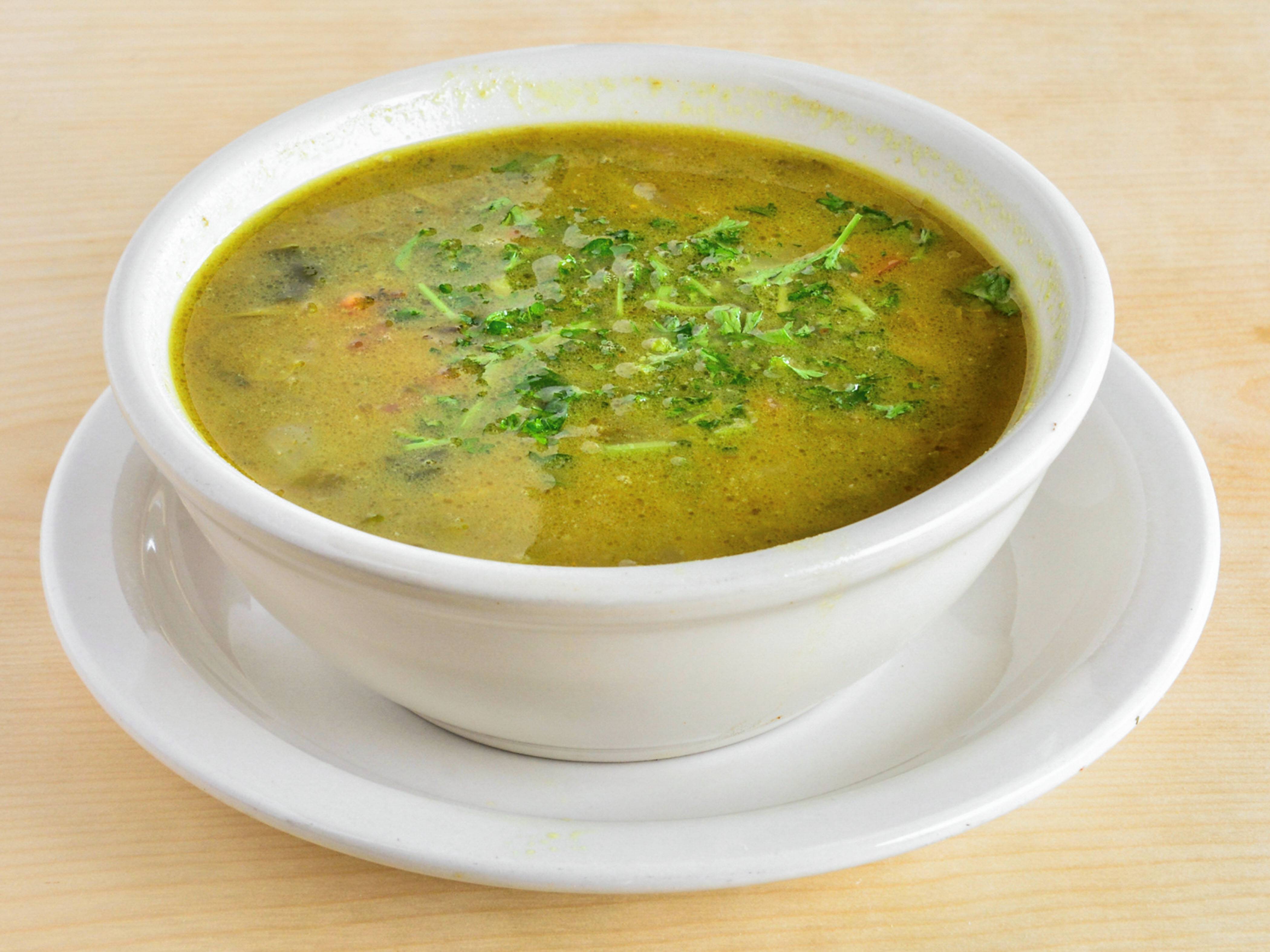 Order Swiss Chard Lentil Soup food online from Dolce Wraps Mediterranean Grill store, Fairview Park on bringmethat.com