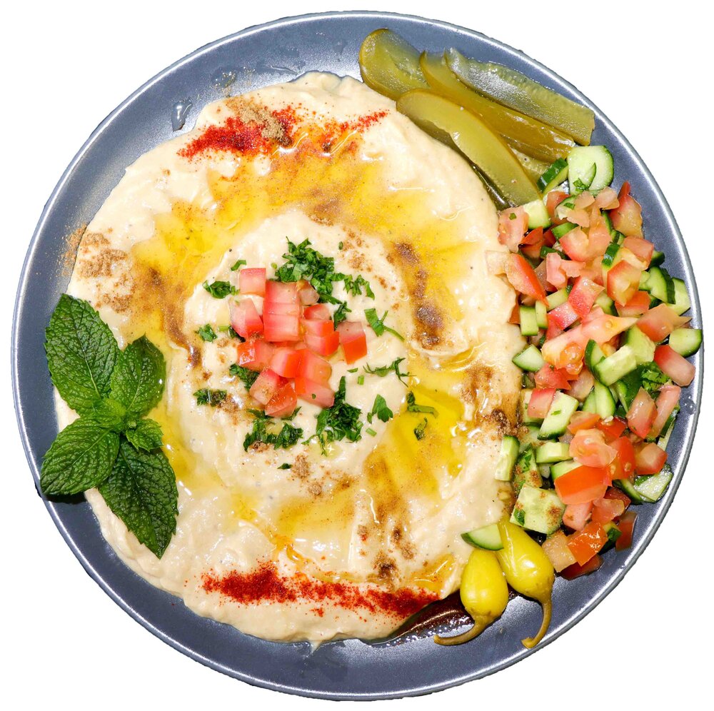 Order Hummus Plate food online from Bistro Mediterraneo store, San Francisco on bringmethat.com