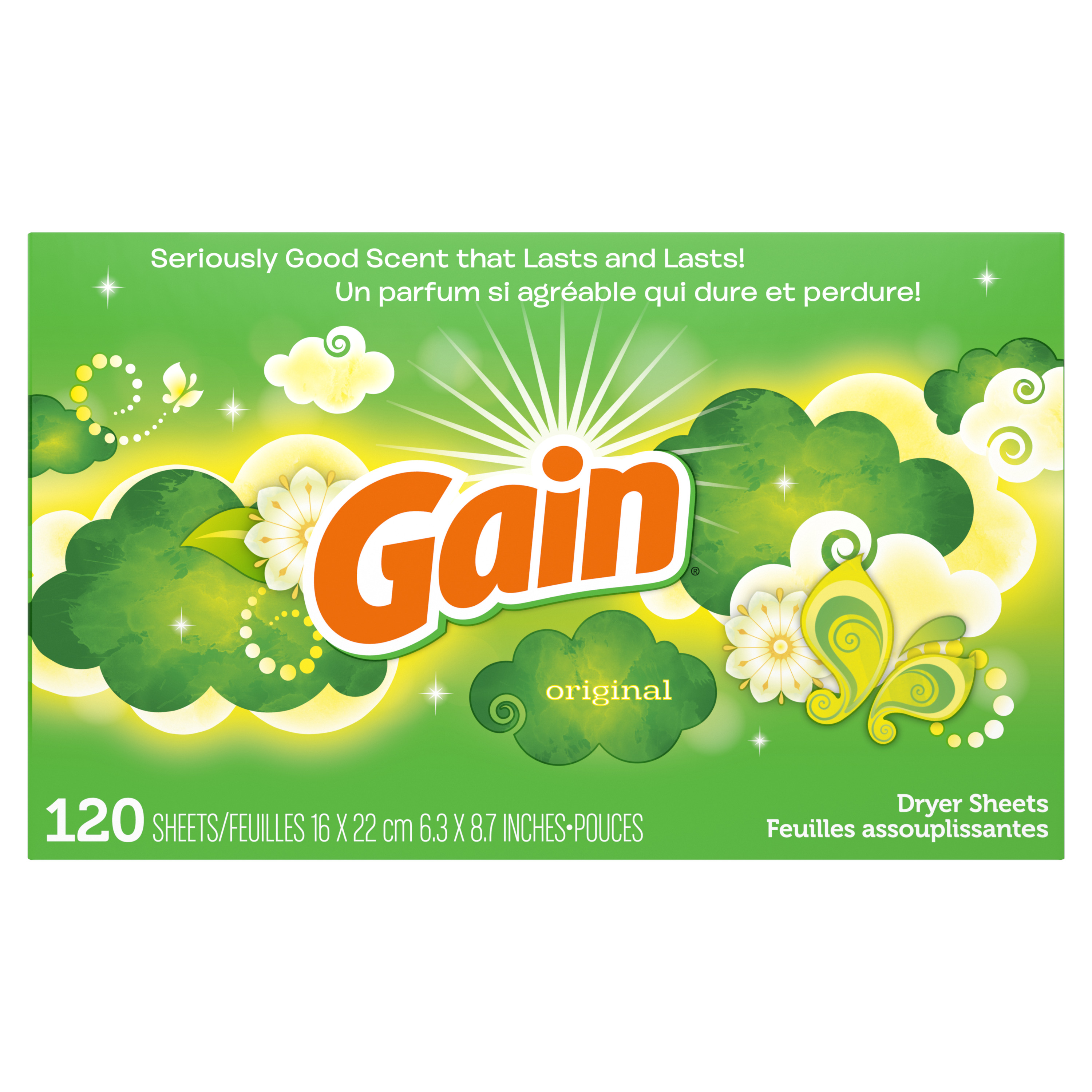 Order Gain Fabric Softener Dryer Sheets - Original, 120 ct
 food online from Rite Aid store, Cathedral City on bringmethat.com