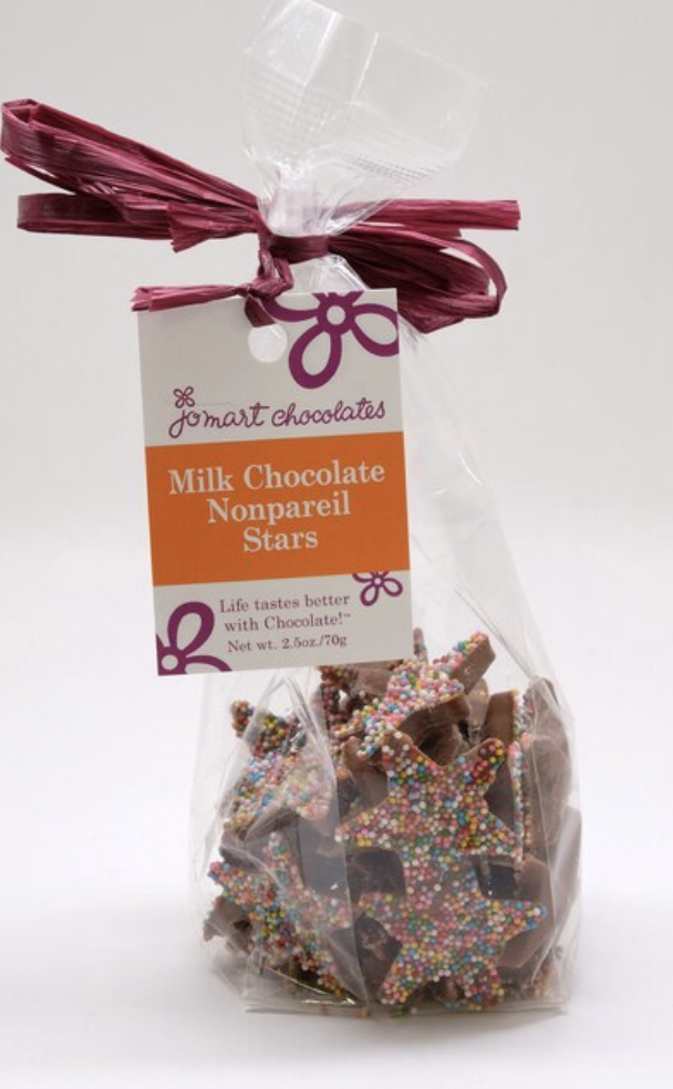 Order MILK Chocolate Nonpareil STARS food online from The Sweet Shop Nyc store, New York on bringmethat.com