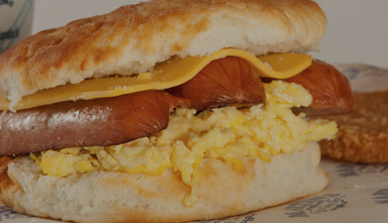 Order Smoked Sausage Link Biscuits food online from Martin Restaurant store, Rockmart on bringmethat.com