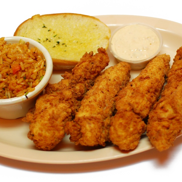 Order M5. 3 Pieces Fried Fish/Chicken Tender/Wings food online from Fish Skillet Seafood store, Houston on bringmethat.com
