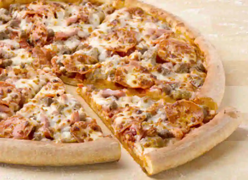 Order THE MEATS PIZZA food online from Papa Johns store, Mount Sinai on bringmethat.com