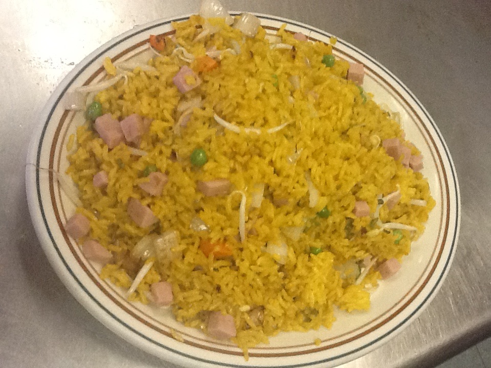 Order 28. Ham Fried Rice food online from Tang's Wok store, Bedford Heights on bringmethat.com