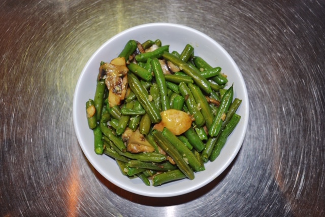 Order String Beans with Mushrooms food online from Poulette store, New York on bringmethat.com
